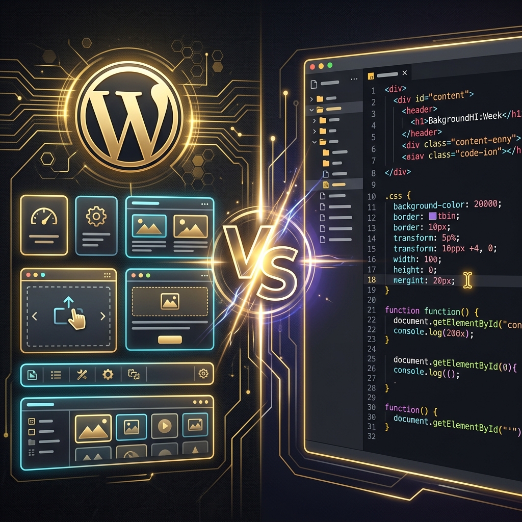 WordPress vs Custom Code